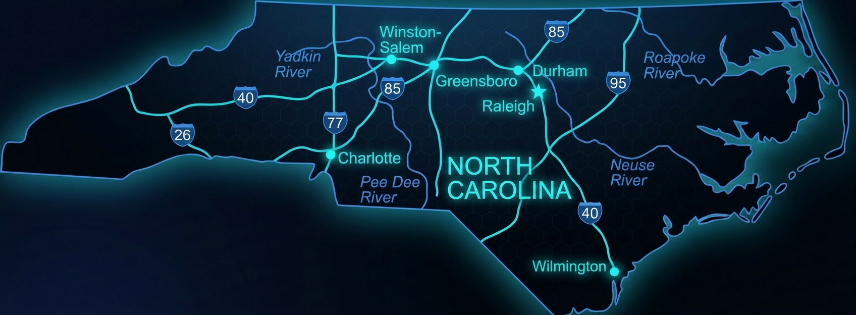 Map of North Carolina